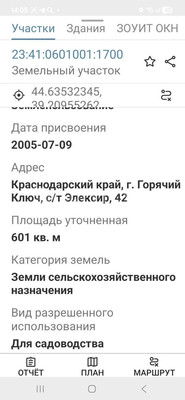 Продам участок 6 соток, Фермерское хоз., Тихая ул, 42, Горячий Ключ г, 0 км от города