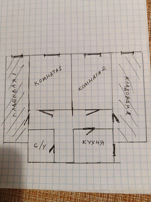 Продам двухкомнатную (2-комн.) квартиру, Зоологическая ул, 34/1, Ростов-на-Дону г
