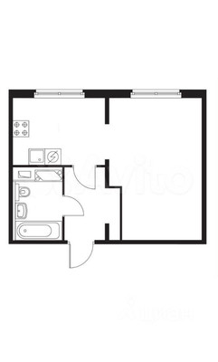 Продам однокомнатную (1-комн.) квартиру, Мытищинская ул, 6, Троицкое с