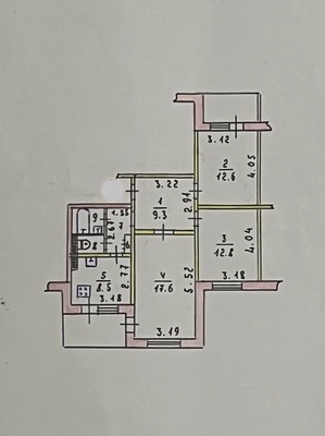 Продам трехкомнатную (3-комн.) квартиру, Балаклавская ул, 57, Симферополь г