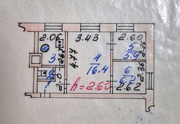 Продам трехкомнатную (3-комн.) квартиру, Юношеская ул, 1, Иваново г