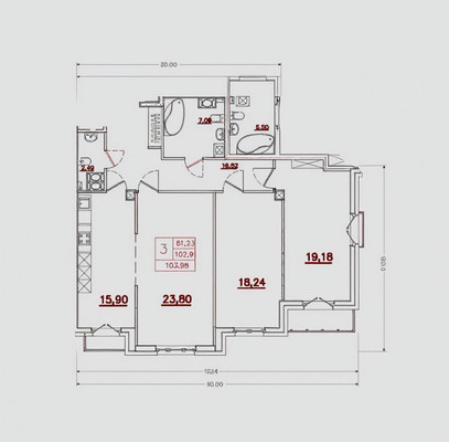 Продам трехкомнатную (3-комн.) квартиру, Дибуновская ул, 34, Санкт-Петербург г