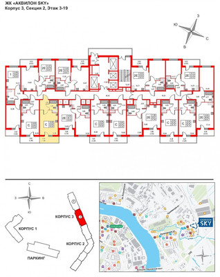 Продам однокомнатную (1-комн.) квартиру, Русановская ул, 20к3, Санкт-Петербург г