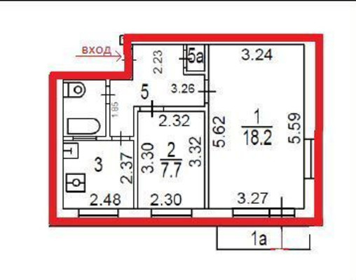 Продам двухкомнатную (2-комн.) квартиру, Семёновский пер, 18А, Москва г