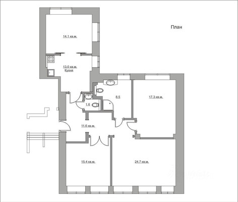 Продам многокомнатную квартиру, Тверская ул, 6, Москва г