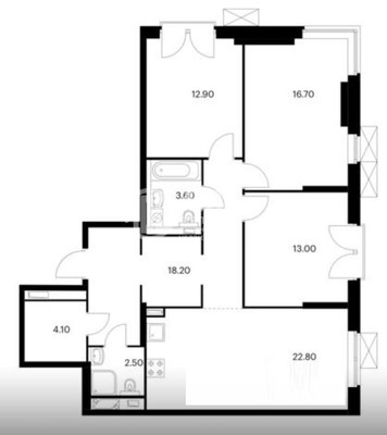 Продам трехкомнатную (3-комн.) квартиру, Волоколамское ш, 71/13к1, Москва г