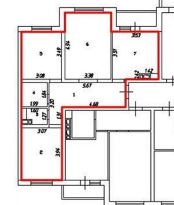 Продам трехкомнатную (3-комн.) квартиру, Героев-Разведчиков ул, 12, Краснодар г