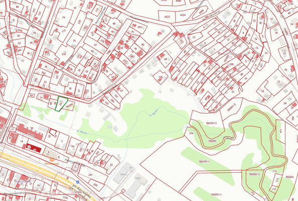 Продам участок 8,63 соток, ИЖС, Назаровская ул, 35, Красноярск г, 0 км от города