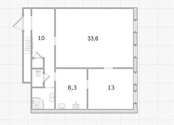 Продам двухкомнатную (2-комн.) квартиру, Захарьевская ул, 13, Санкт-Петербург г