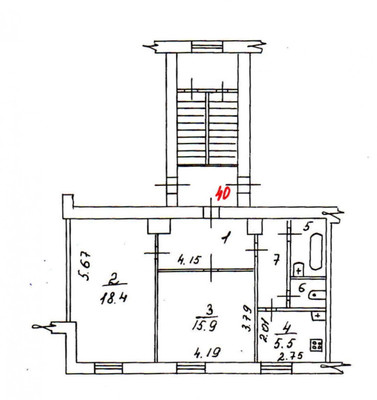 Продам двухкомнатную (2-комн.) квартиру, Ленина ул, 13, Апрелевка г