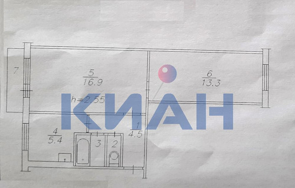 Продам двухкомнатную (2-комн.) квартиру, Новая ул, 52, Красноярск г