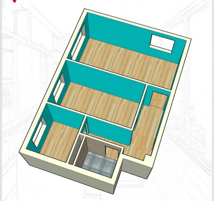 Продам двухкомнатную (2-комн.) квартиру, Подольская ул, 25, Северово д