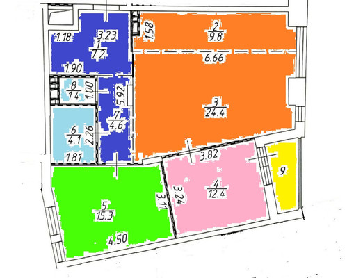 Продам трехкомнатную (3-комн.) квартиру, Скандинавский б-р, 12, Сосенское п