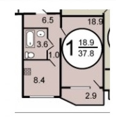 Сдам однокомнатную (1-комн.) квартиру, Санникова ул, 9к2, Москва г