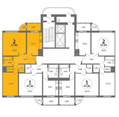 Продам двухкомнатную (2-комн.) квартиру, Героя Советского Союза В.Н.Фокина ул, 8, Видное г