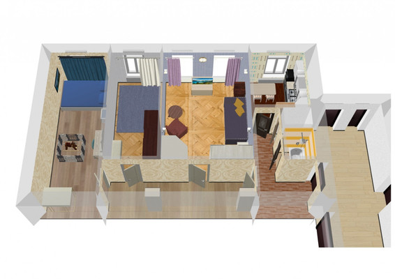 Продам трехкомнатную (3-комн.) квартиру, 16-я В.О. линия, 45, Санкт-Петербург г