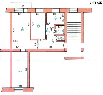 Продам трехкомнатную (3-комн.) квартиру, Большая Садовая ул, 22, Ишим г