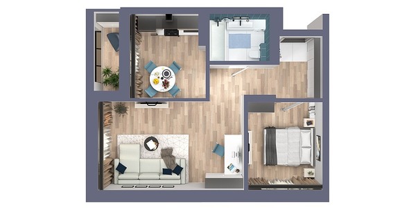 Продам двухкомнатную (2-комн.) квартиру (долевое), Патриса Лумумбы ул, 1к1, Казань г