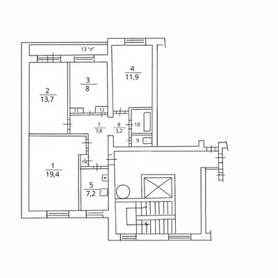 Продам многокомнатную квартиру, Курзенкова ул, 22, Наро-Фоминск г