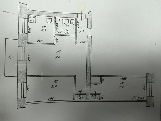 Продам трехкомнатную (3-комн.) квартиру, Сидоренко ул, 32, Комсомольск-на-Амуре г