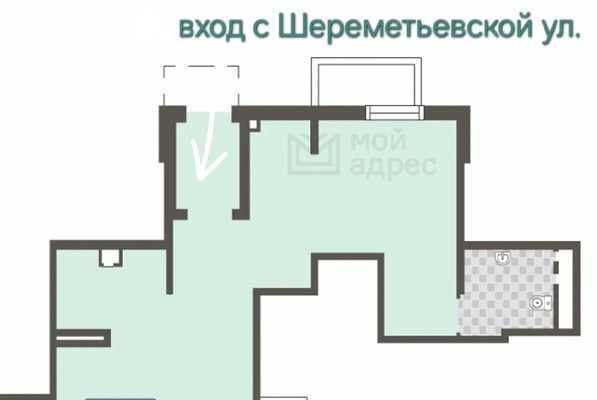 Сдам коммерческое помещение 72 м2, Шереметьевская ул, 5к1, Москва г