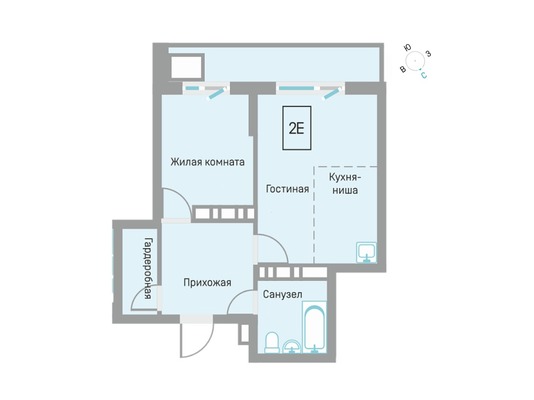 Продам однокомнатную (1-комн.) квартиру, Водопроводная ул, 6/2, Кондратово д