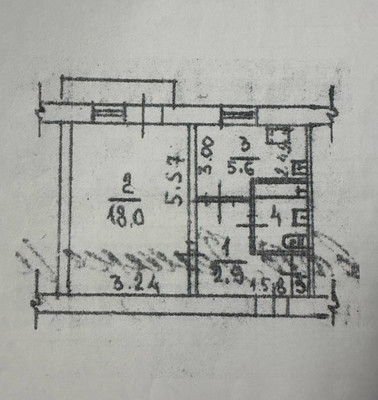 Продам однокомнатную (1-комн.) квартиру, Миллера Ж.А. ул, 58, Симферополь г