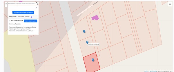 Продам участок 25 соток, ИЖС, Хутынь д, 0 км от города