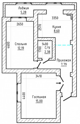 Продам двухкомнатную (2-комн.) квартиру, Фрунзе ул, 3, Баксан г