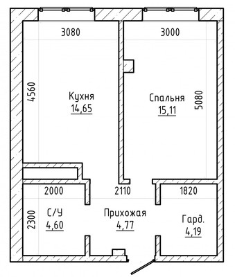 Продам однокомнатную (1-комн.) квартиру, Кабардинская ул, 202, Нальчик г