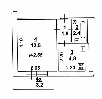Продам однокомнатную (1-комн.) квартиру, Жмайлова ул, 21/2, Ростов-на-Дону г