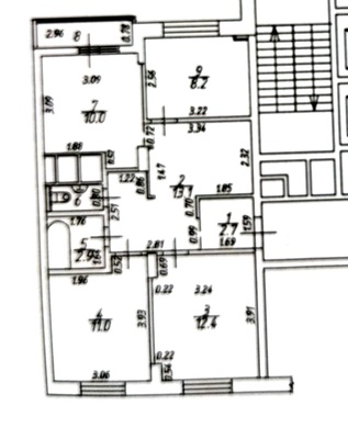 Продам трехкомнатную (3-комн.) квартиру, Парковая ул, 52к1, Долгопрудный г