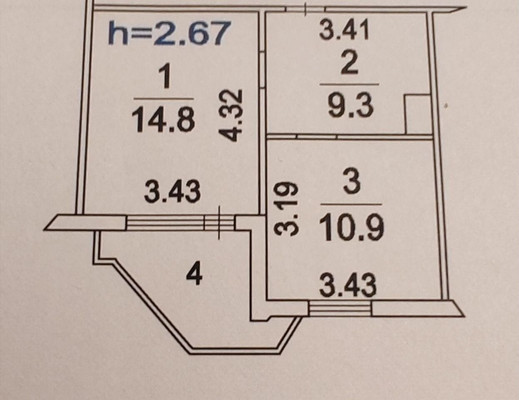 Продам однокомнатную (1-комн.) квартиру, 60 лет Победы ул, 6, Октябрьский рп