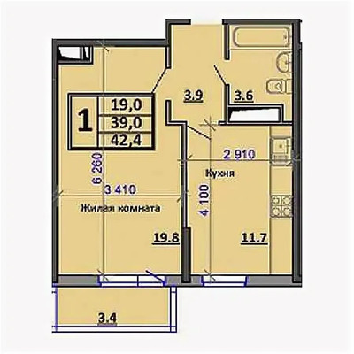 Продам однокомнатную (1-комн.) квартиру, Уральская ул, 75к1, Краснодар г
