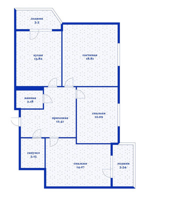 Продам трехкомнатную (3-комн.) квартиру, им. Героя Сарабеева В.И. ул, 3/1, Краснодар г