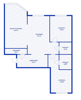 Продам трехкомнатную (3-комн.) квартиру, им. Филатова ул, 19, Краснодар г