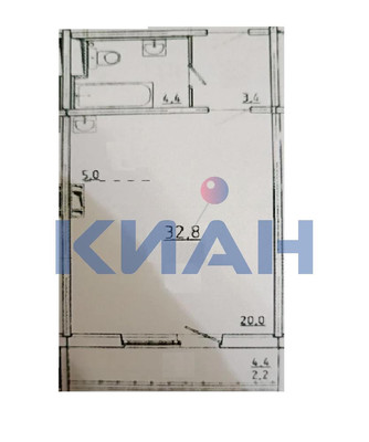 Продам однокомнатную (1-комн.) квартиру, Вильского ул, 34, Красноярск г