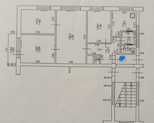 Продам многокомнатную квартиру, Красносельская ул, 51, Калининград г