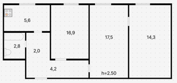 Продам трехкомнатную (3-комн.) квартиру, Мишанина ул, 2, Пестрецы с