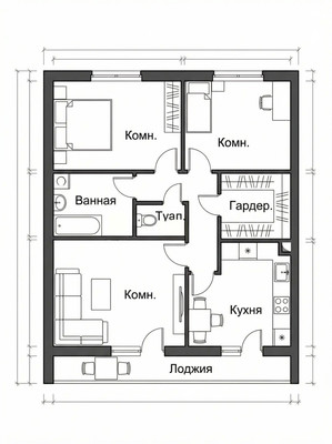 Продам трехкомнатную (3-комн.) квартиру, Карла Маркса ул, 19, Фокино г