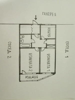 Продам двухкомнатную (2-комн.) квартиру, 2-я Краснодарская ул, 131, Ростов-на-Дону г