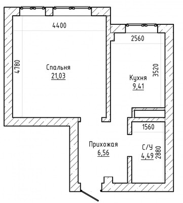 Продам однокомнатную (1-комн.) квартиру, Затишье ул, 5, Нальчик г