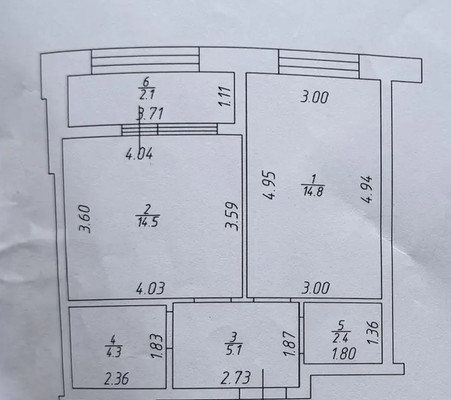 Продам двухкомнатную (2-комн.) квартиру, Михаила Миля ул, 9, Казань г