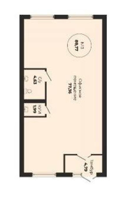 Сдам коммерческое помещение 88 м2, Борисовский б-р, 17, Калининград г