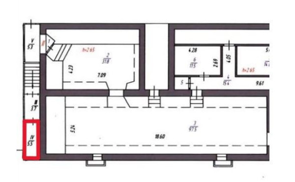 Сдам коммерческое помещение 5,5 м2, Кирова пр-кт, 54, Мурманск г