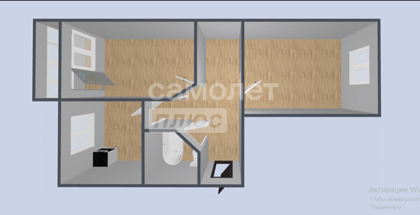 Продам двухкомнатную (2-комн.) квартиру, Ленина ул, 16, Дунай п