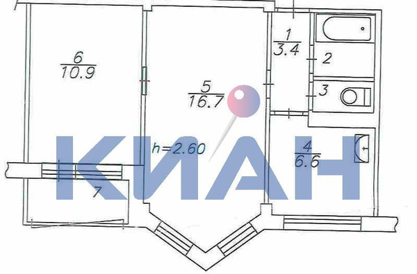 Продам двухкомнатную (2-комн.) квартиру, Ады Лебедевой ул, 149, Красноярск г