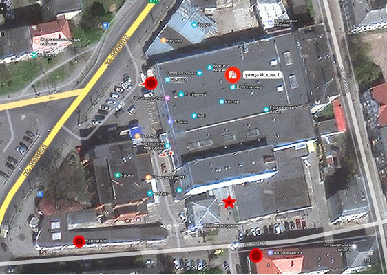 Сдам торговое помещение 325,5 м2, Искры ул, 1, Советск г