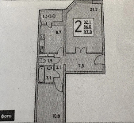 Продам двухкомнатную (2-комн.) квартиру, Королёва пр-кт, 68, Санкт-Петербург г