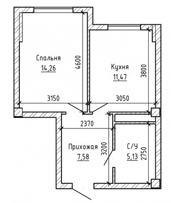 Продам однокомнатную (1-комн.) квартиру, Атажукина ул, 155, Нальчик г